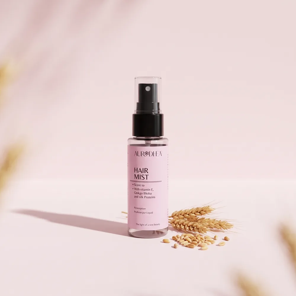 Aurodhea Haarparfüm mit Vitamin E, Ginkgo Biloba & Seidenprotein – Duft 19