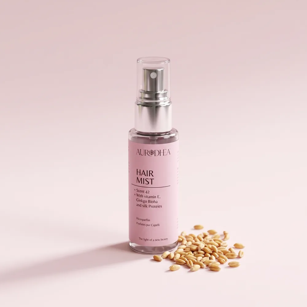 Aurodhea Haarparfüm mit Vitamin E, Ginkgo Biloba & Seidenprotein – Duft 42