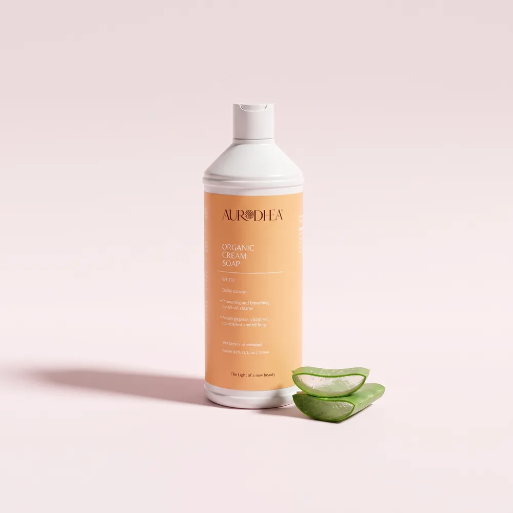 Aurodhea Cremeseife (nachfüllpack) mit Vitamin E, Panthenol, Aloe & Kamille