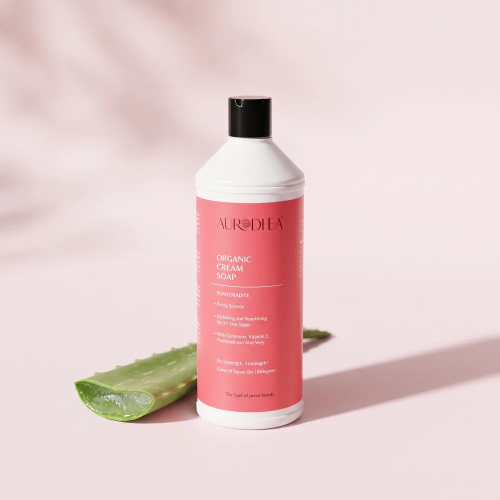 Aurodhea Cremeseife Nachfüllpack mit Vitamin E, Panthenol, Aloe Vera & Kamille