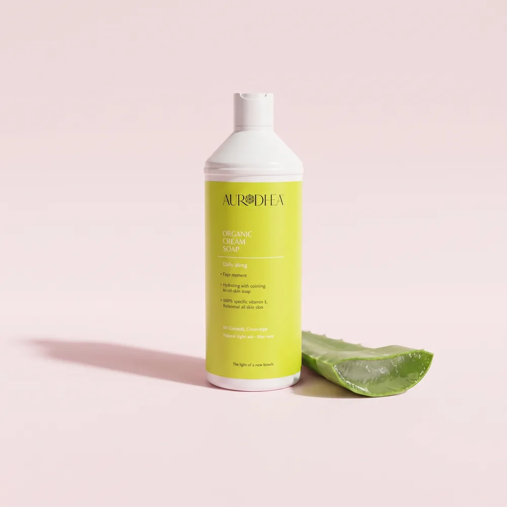 Aurodhea Cremeseife Nachfüllpack mit Vitamin E, Panthenol, Aloe Vera & Kamille – Grüner Apfel