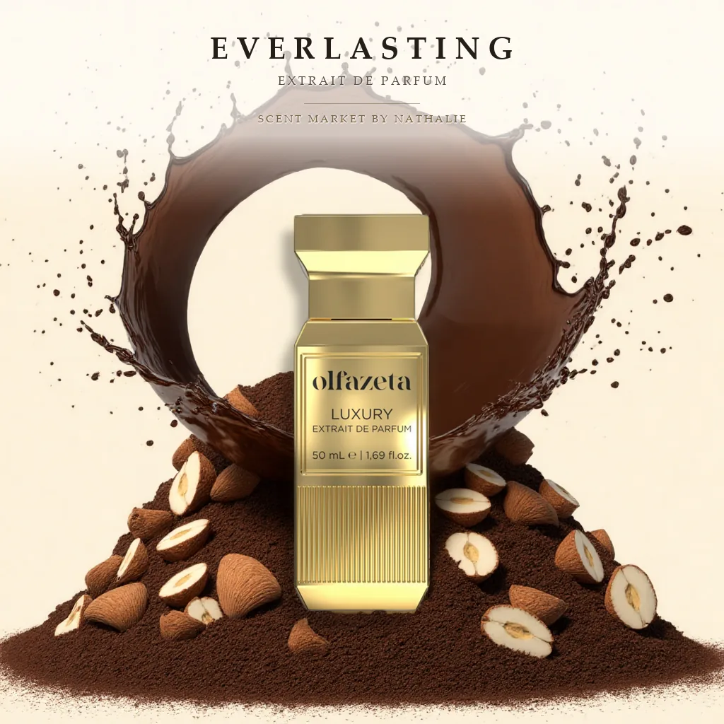 Everlasting – Flakon mit den Zutaten seiner Duftnoten